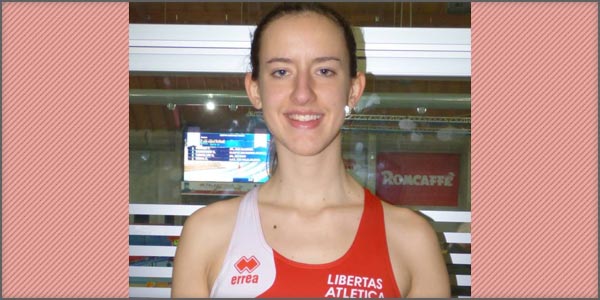 Elena Santolini con la maglia della Libertas Atletica