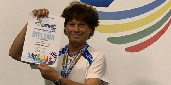 Giuliana Amici Argento agli Europei Master 2019