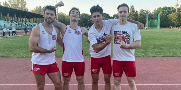 staffetta 4x400 Mosconi, Ruggeri, Amici e Marsicovetere 