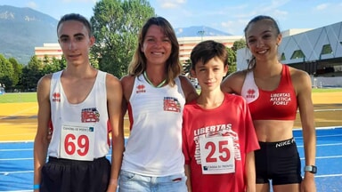 Judit Varga e i mezzofondisti