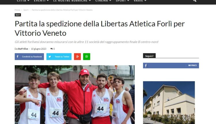 staffetta 4x 400 aicampionati societa atletica